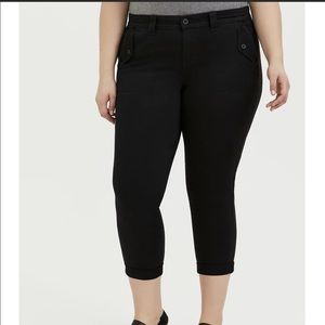 Torrid Cropped Twill Military Pants